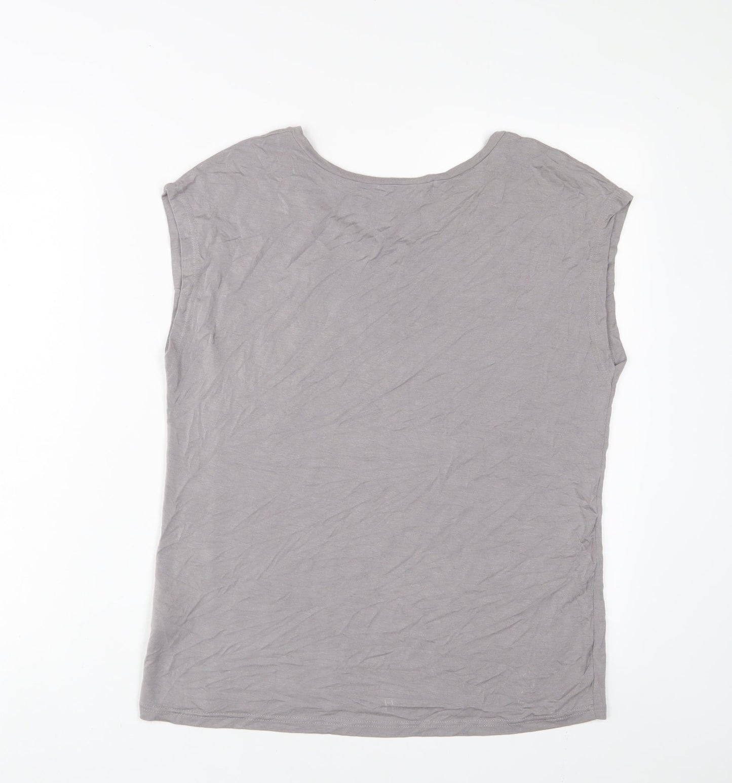 Womens UK Size M Klass Grey Basic T-Shirt
