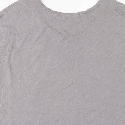 Womens UK Size M Klass Grey Basic T-Shirt