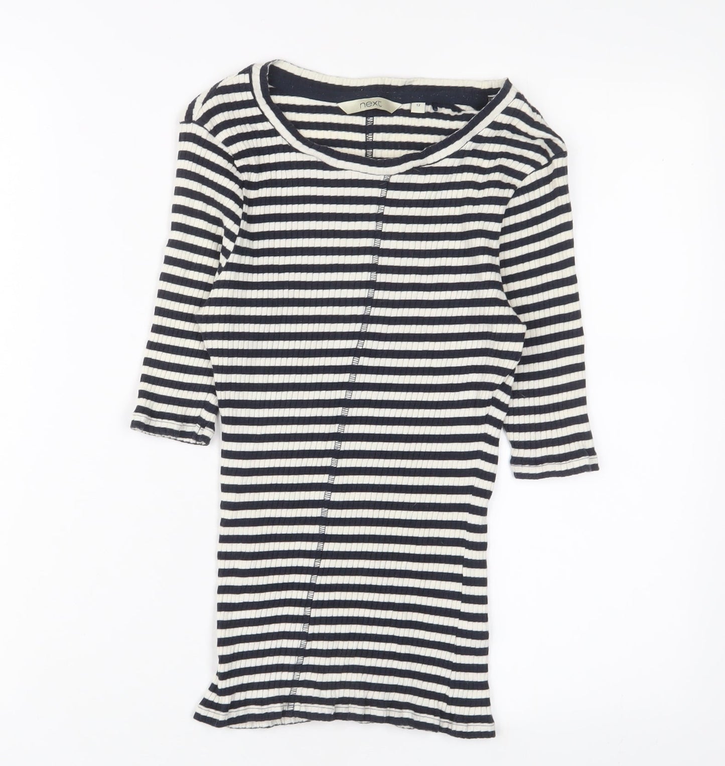 Womens UK Size 12 NEXT Blue Basic T-Shirt