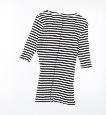 Womens UK Size 12 NEXT Blue Basic T-Shirt