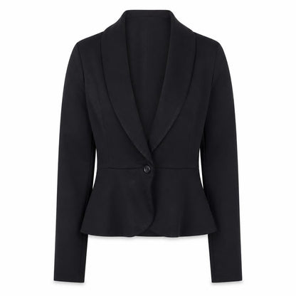 New Look Womens Black Jacket Blazer Size 10 Button