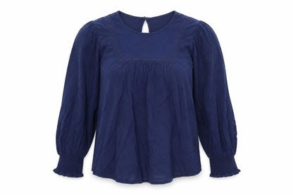 Womens UK Size 10 Marks and Spencer Blue Basic T-Shirt