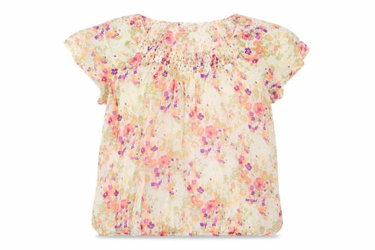 BHS Womens Multicoloured Geometric Cotton Basic T-Shirt Size 14 Scoop Neck - Sequins