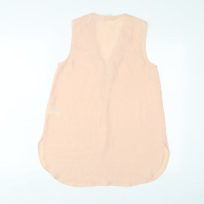 Womens UK Size 6 H&M Pink Basic Blouse