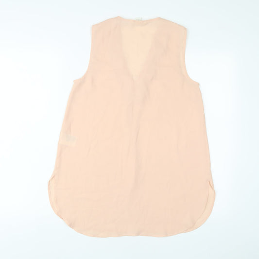 Womens UK Size 6 H&M Pink Basic Blouse