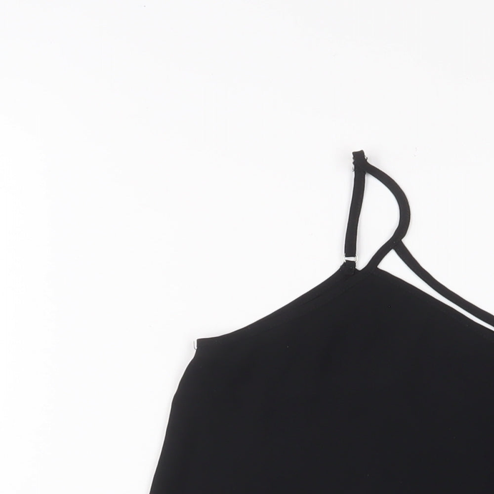 Womens UK Size 12 River Island Black Camisole Tank