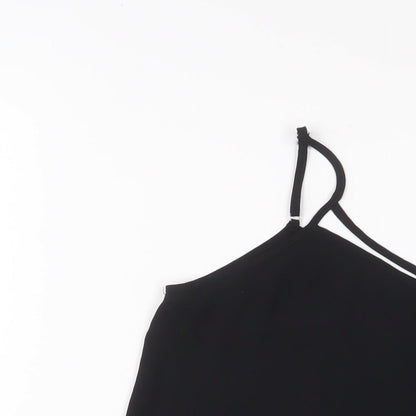 Womens UK Size 12 River Island Black Camisole Tank