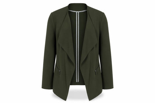 Dorothy Perkins Womens Green Jacket Blazer Size 8 - Open Back