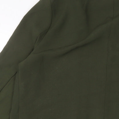 Dorothy Perkins Womens Green Jacket Blazer Size 8 - Open Back