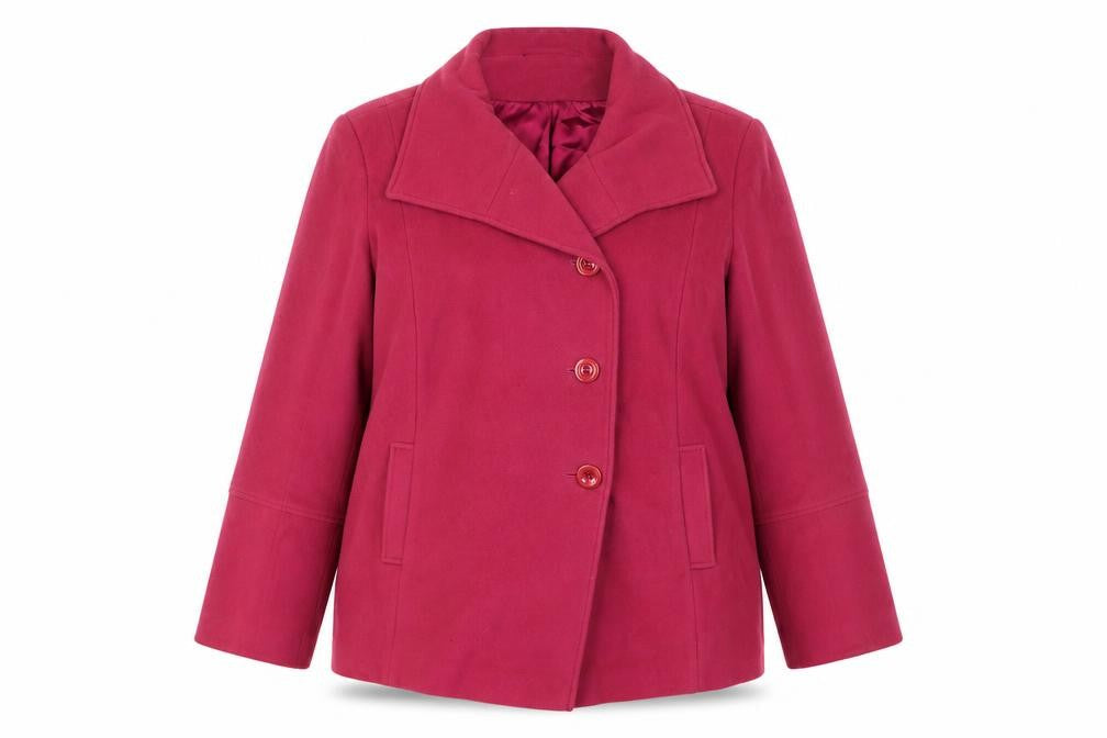 Womens UK Size 18 Alex & Co Pink Overcoat