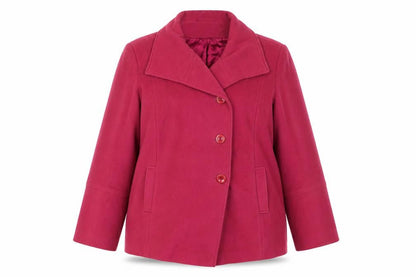 Womens UK Size 18 Alex & Co Pink Overcoat