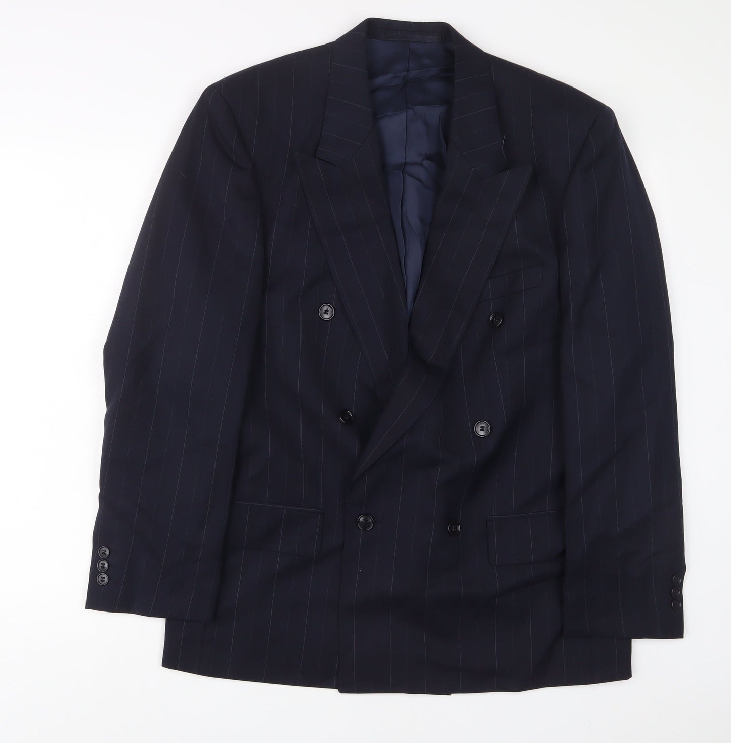 Mens UK Size 40 Lino Vierra Regular Blue Suit Jacket