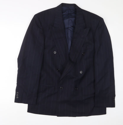 Mens UK Size 40 Lino Vierra Regular Blue Suit Jacket