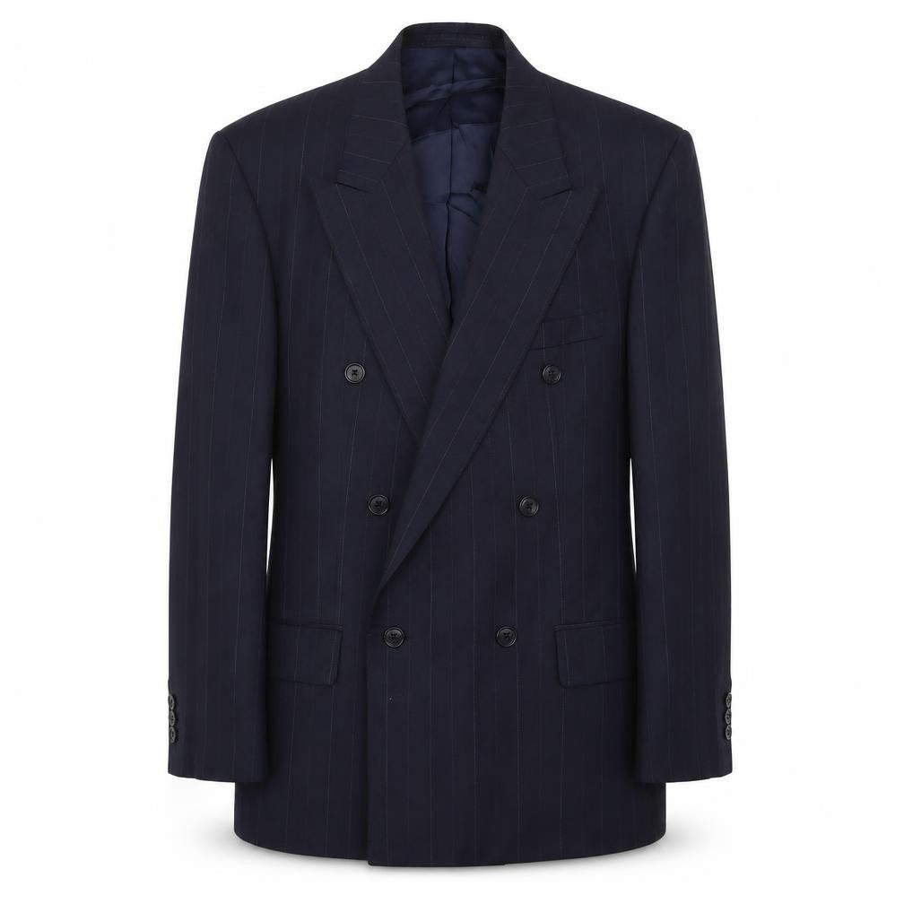 Mens UK Size 40 Lino Vierra Regular Blue Suit Jacket