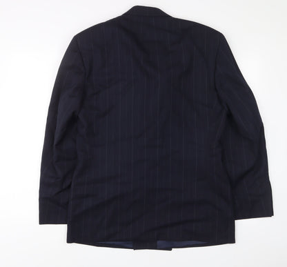 Mens UK Size 40 Lino Vierra Regular Blue Suit Jacket