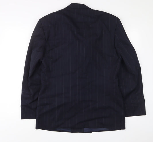 Mens UK Size 40 Lino Vierra Regular Blue Suit Jacket