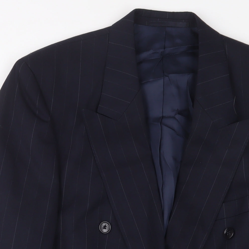 Mens UK Size 40 Lino Vierra Regular Blue Suit Jacket