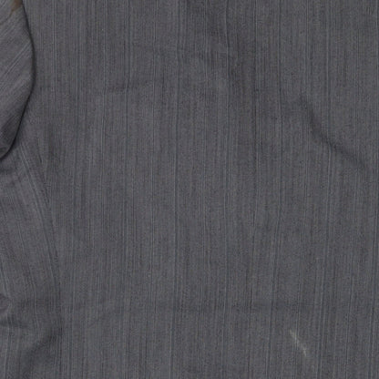 Pierro Cini Mens Grey Wool Jacket Suit Jacket Size 38 Regular