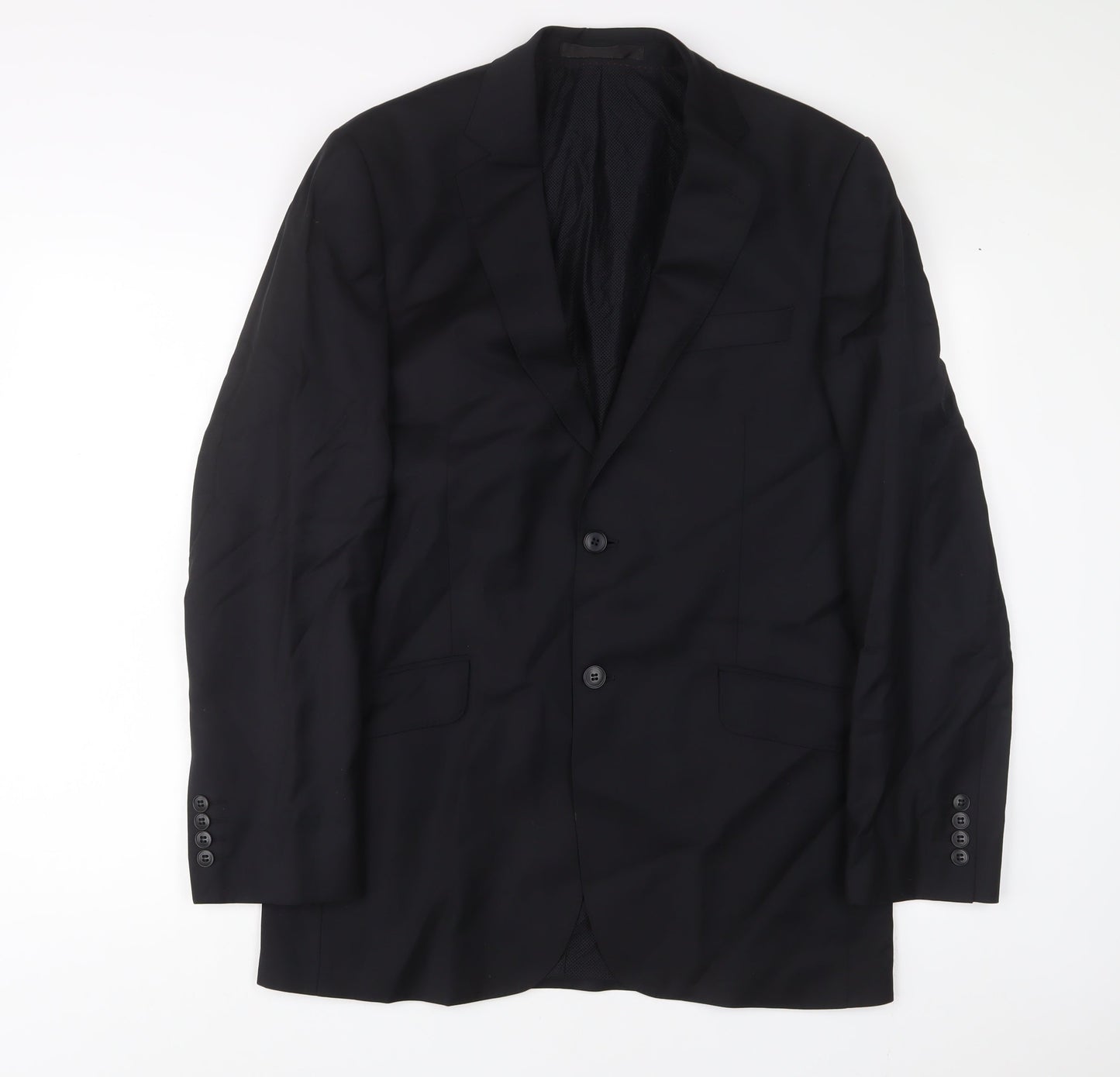 Mens UK Size 40 Marks and Spencer Regular Black Suit Jacket