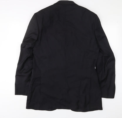Mens UK Size 40 Marks and Spencer Regular Black Suit Jacket