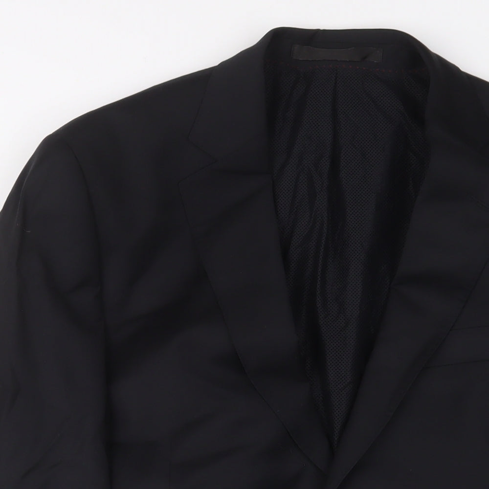 Mens UK Size 40 Marks and Spencer Regular Black Suit Jacket
