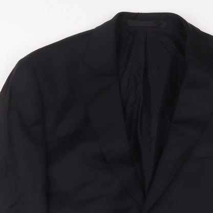 Mens UK Size 40 Marks and Spencer Regular Black Suit Jacket