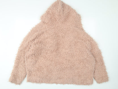 Pull&Bear Womens Pink Jacket Size S - Open