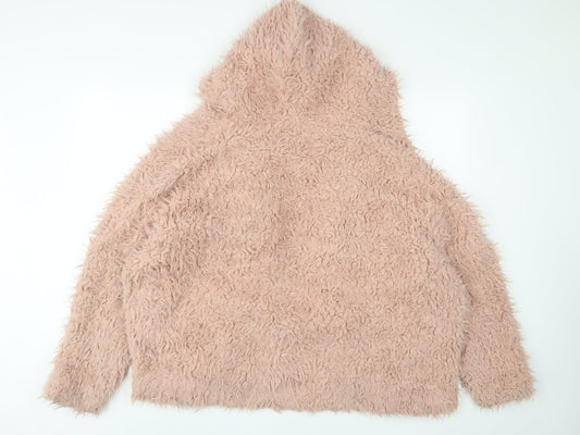 Pull&Bear Womens Pink Jacket Size S - Open