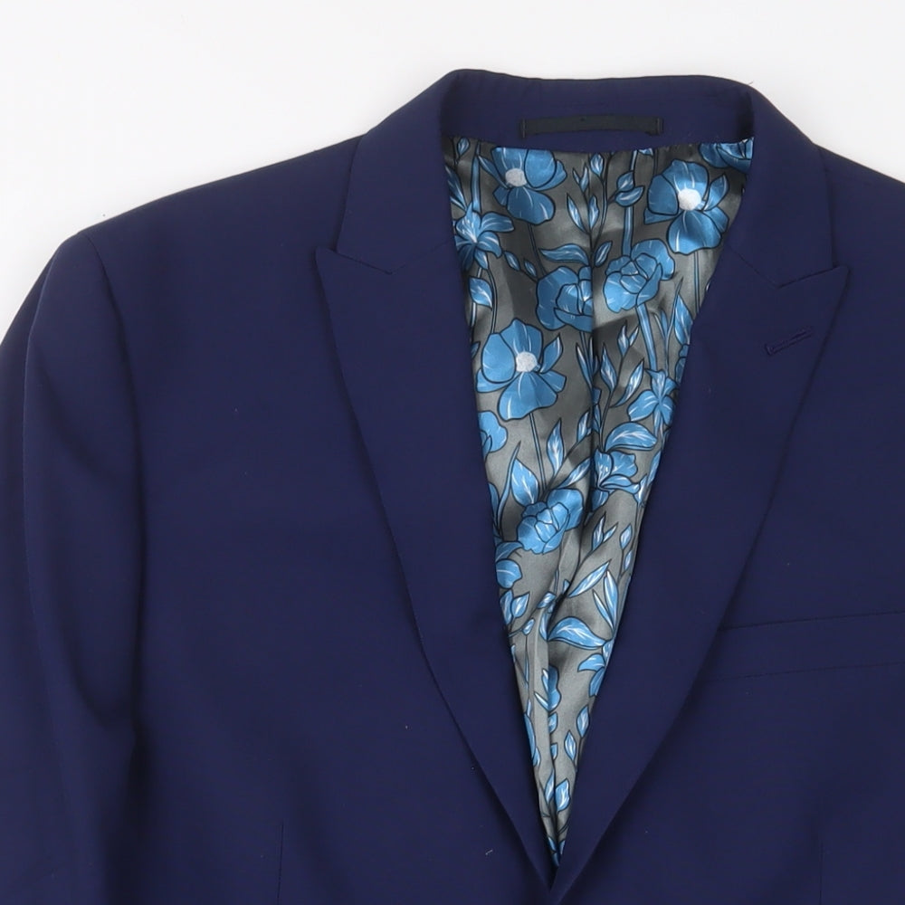 Mens UK Size 40 NEXT Regular Blue Suit Jacket