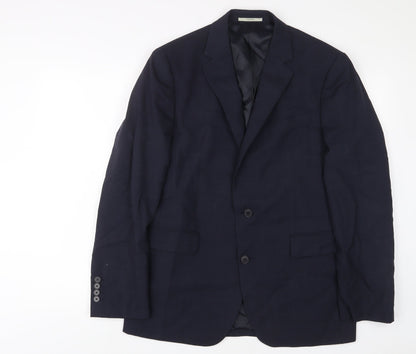 Mens UK Size 40 Chester Regular Blue Suit Jacket