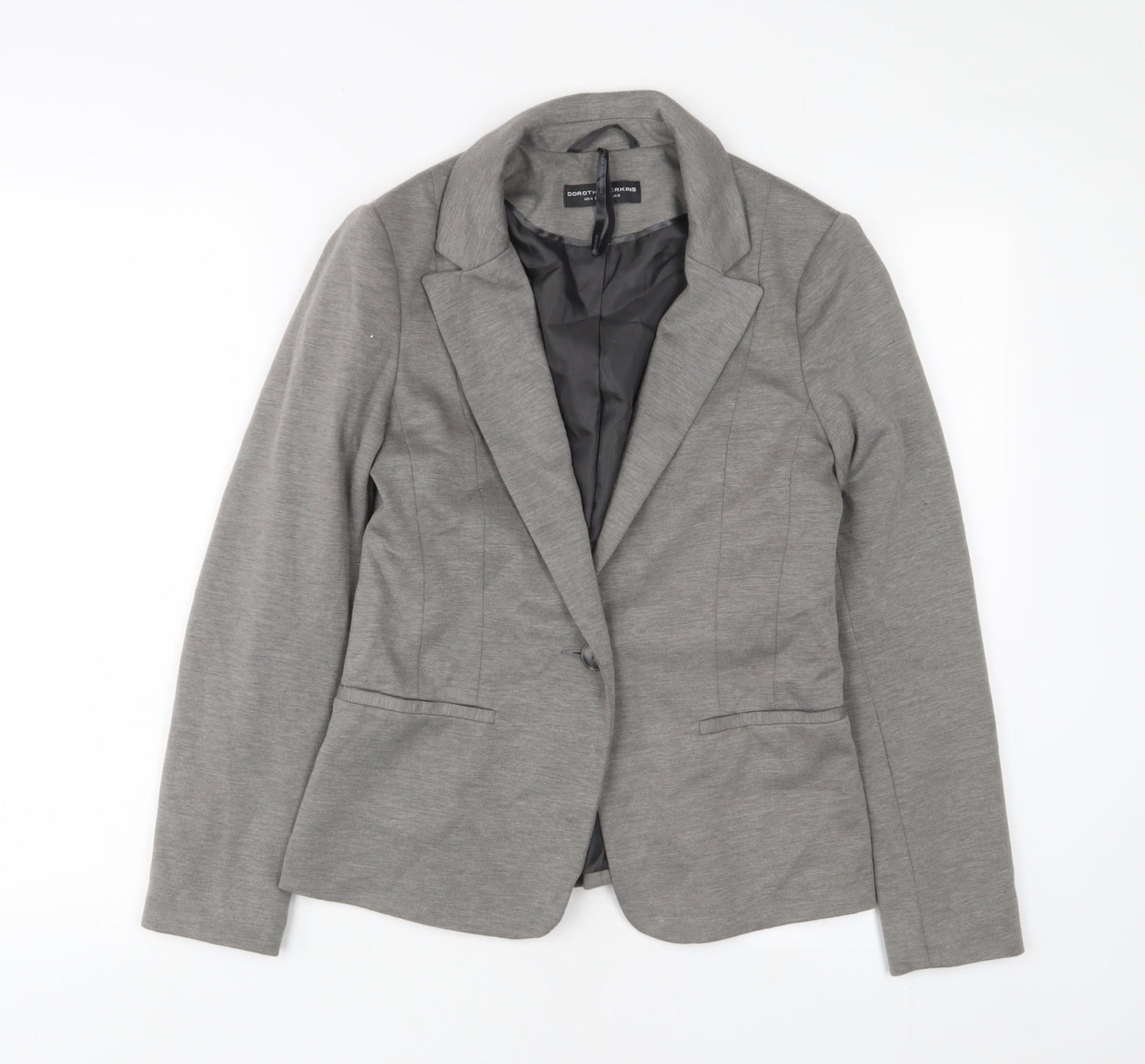 Womens UK Size 8 Dorothy Perkins Grey Jacket