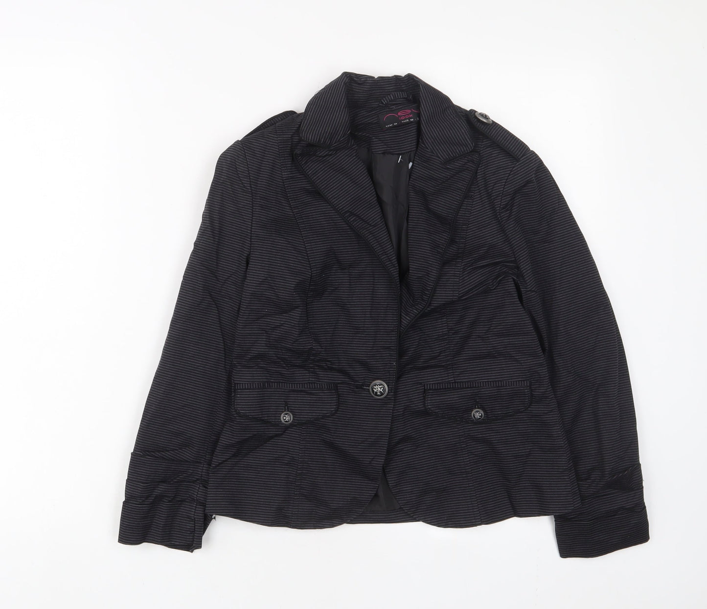 Womens UK Size 8 New Look Black Jacket