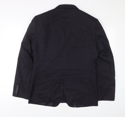 Mens UK Size 40 NEXT Regular Black Suit Jacket