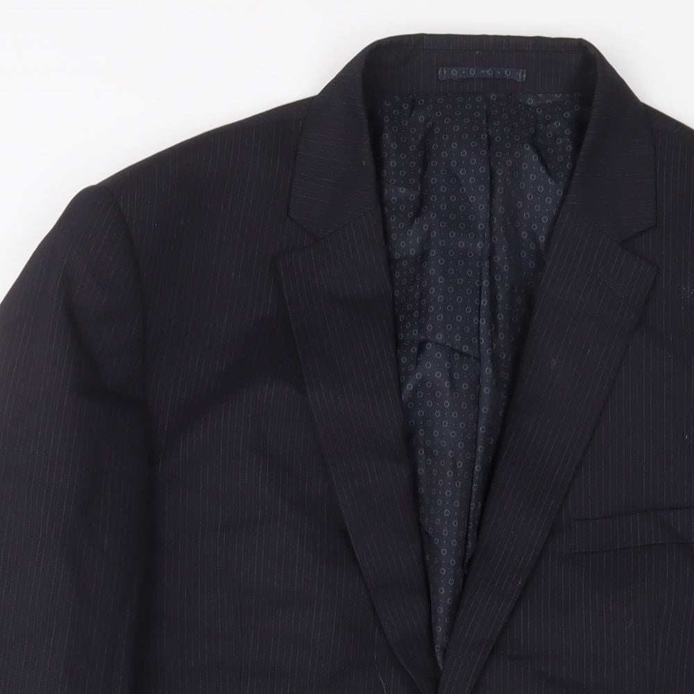 Mens UK Size 40 NEXT Regular Black Suit Jacket