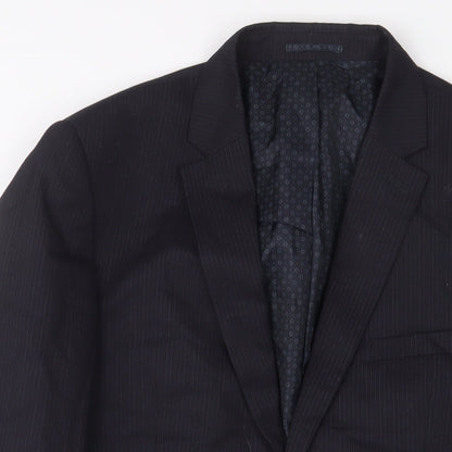 Mens UK Size 40 NEXT Regular Black Suit Jacket
