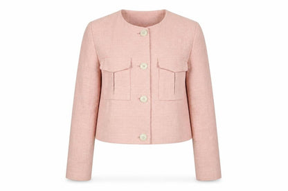 Womens UK Size L Zara Pink Jacket