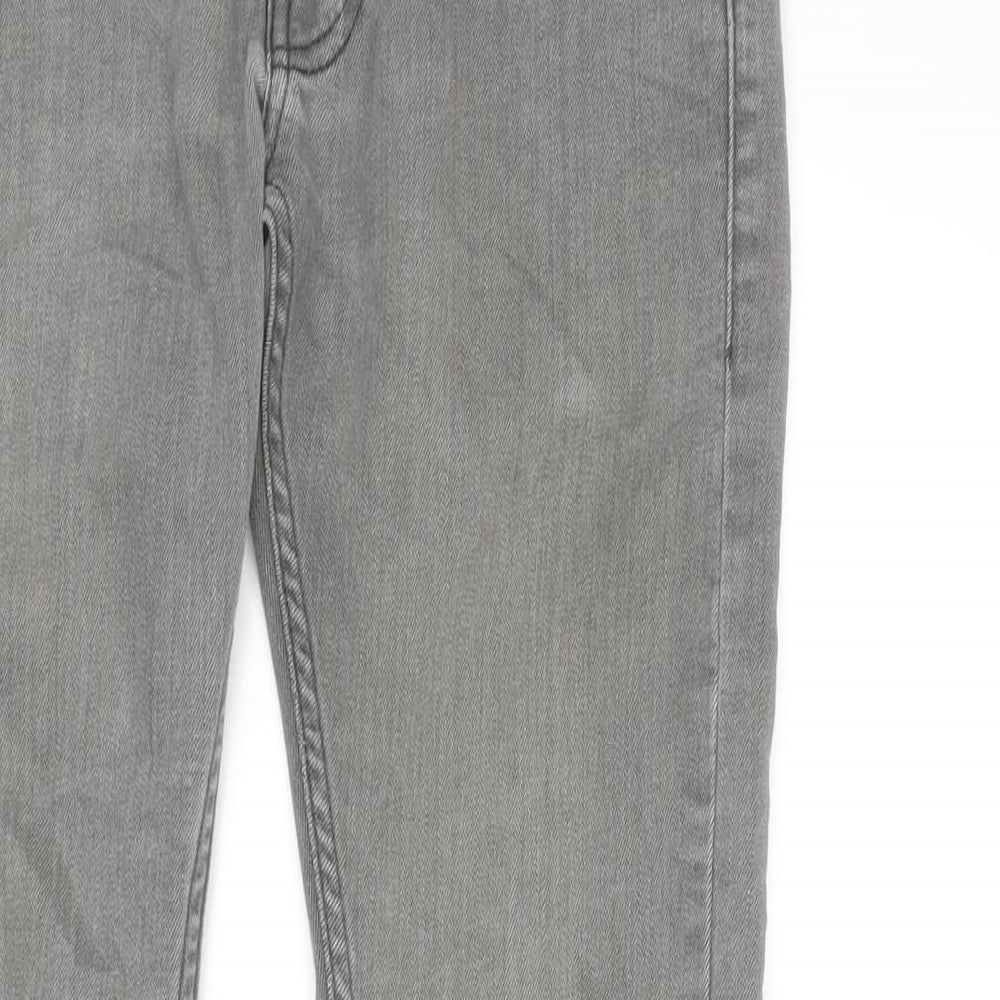Mens UK Size 28 in Topman Regular Fit Skinny Grey Jeans