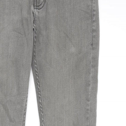 Mens UK Size 28 in Topman Regular Fit Skinny Grey Jeans