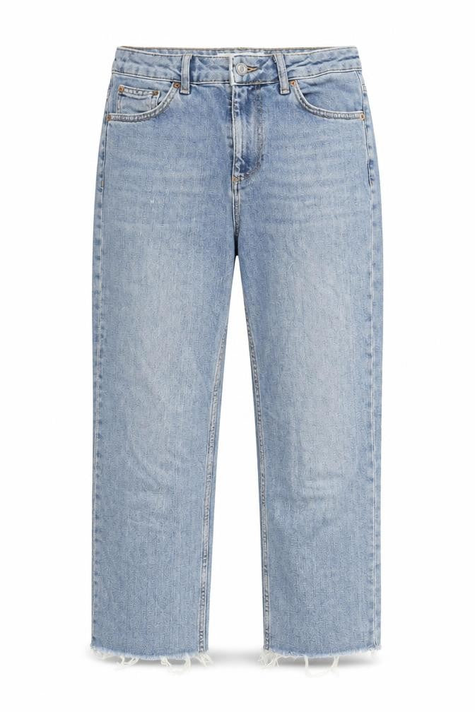Womens UK Size 30 in Topshop Regular Fit Straight Blue Jeans