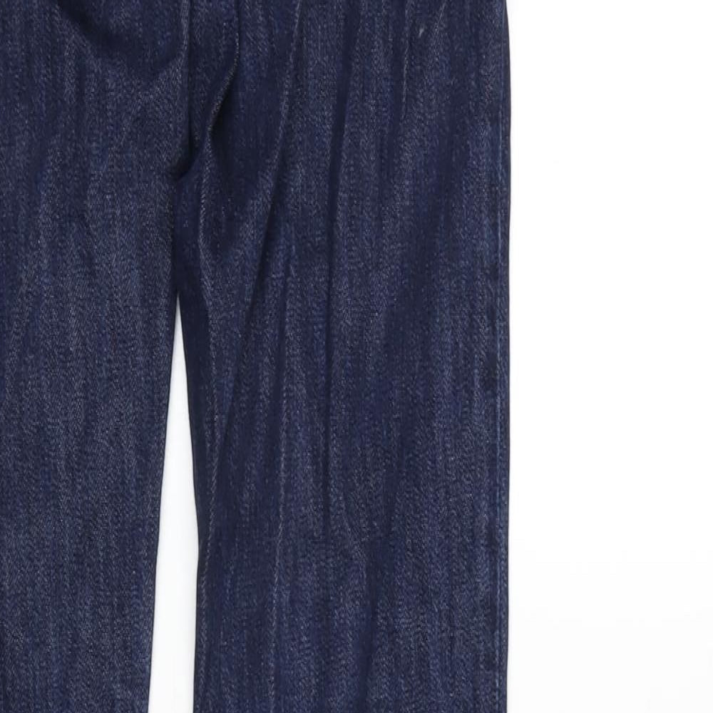 Womens UK Size 28 in Current/Elliott Regular Fit Straight Blue Jeans