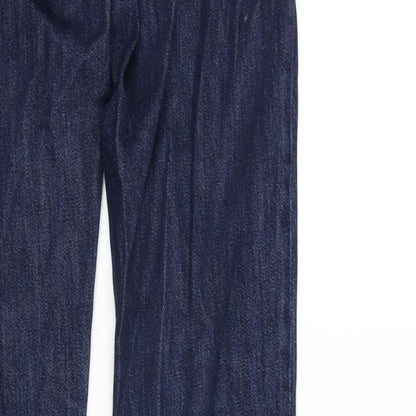 Womens UK Size 28 in Current/Elliott Regular Fit Straight Blue Jeans