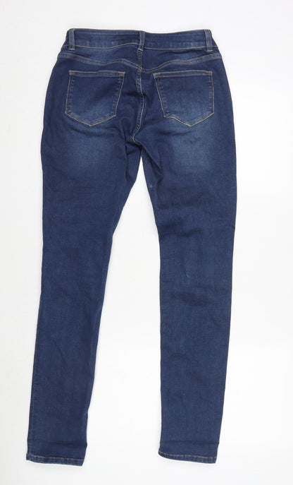 Seraphine Womens Blue Cotton Blend Jegging Jeans Size 8 L29 in Regular
