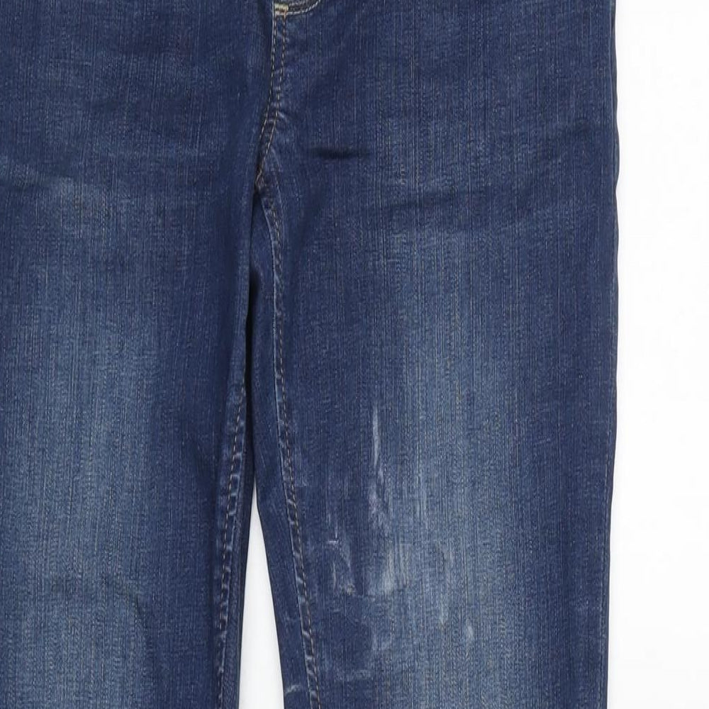 Seraphine Womens Blue Cotton Blend Jegging Jeans Size 8 L29 in Regular