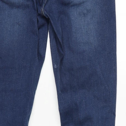Seraphine Womens Blue Cotton Blend Jegging Jeans Size 8 L29 in Regular
