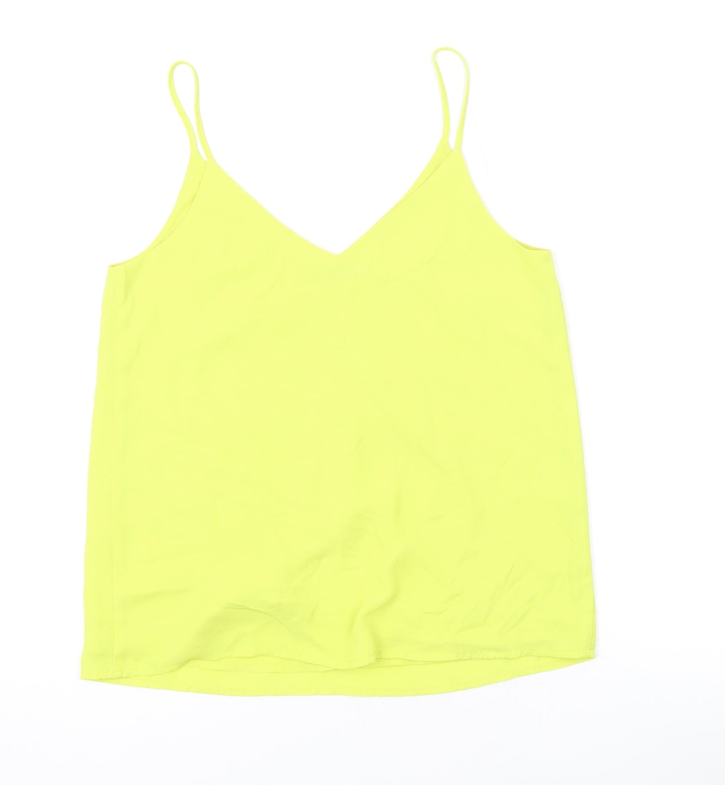 Womens UK Size 10 Oasis Yellow Camisole Tank