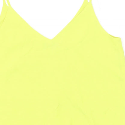 Womens UK Size 10 Oasis Yellow Camisole Tank