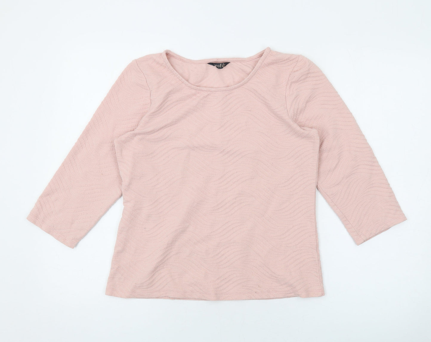 Womens UK Size 12 BHS Pink Basic Blouse