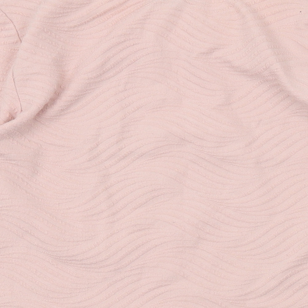 Womens UK Size 12 BHS Pink Basic Blouse
