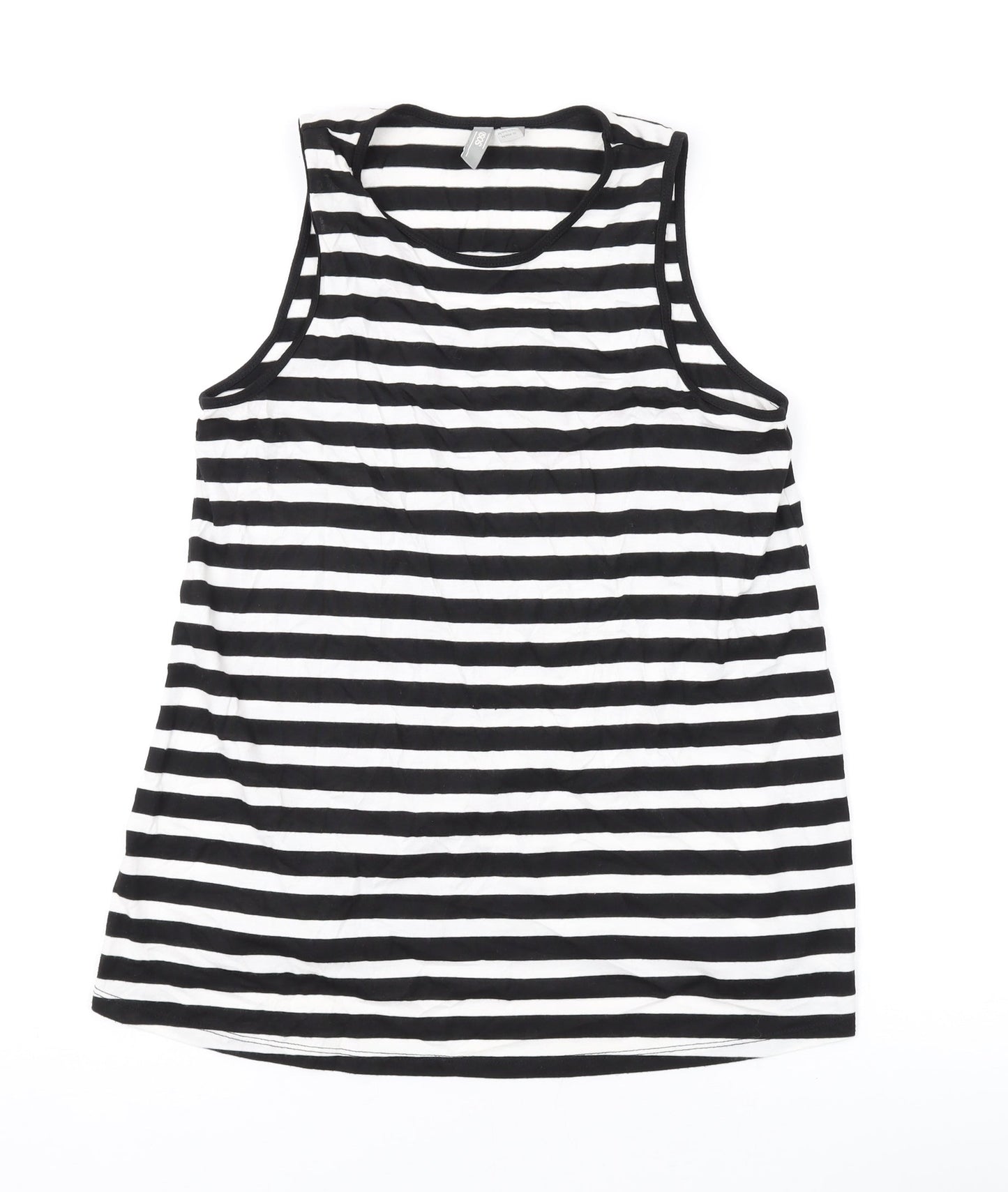 Womens UK Size 8 ASOS Black Basic Tank