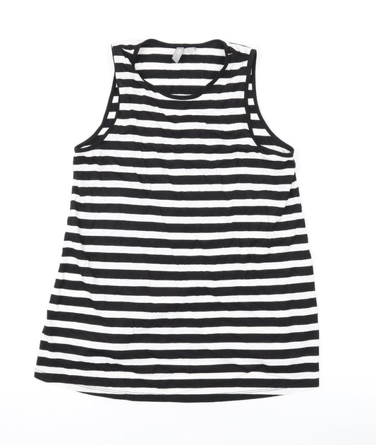 Womens UK Size 8 ASOS Black Basic Tank